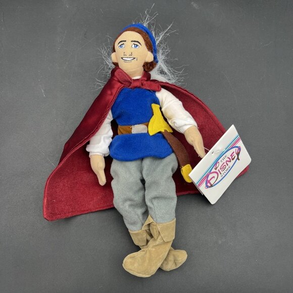 Disney Store 8" Snow White Bean Bag Plush Set of 3 Prince Witch Dolls with tags - Picture 13 of 16